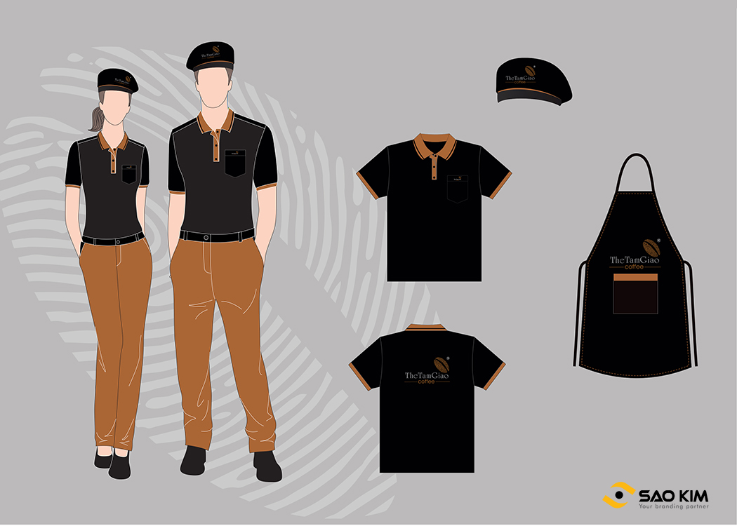 THE TAM GIAO COFFEE - Đặt tên và thiết kế logo nhận diện thương hiệu cho quán cà phê The Tâm Giao Coffee